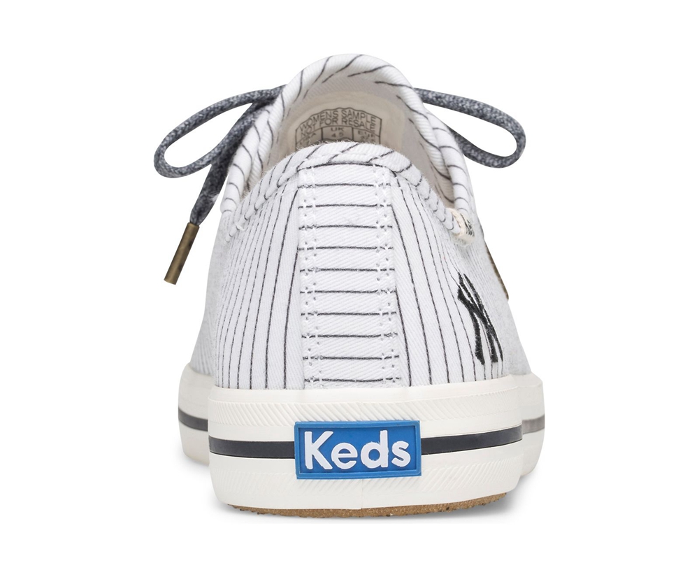 Basket Keds Femme Blanche - Kickstart Mlb® - 082-BZEFQY